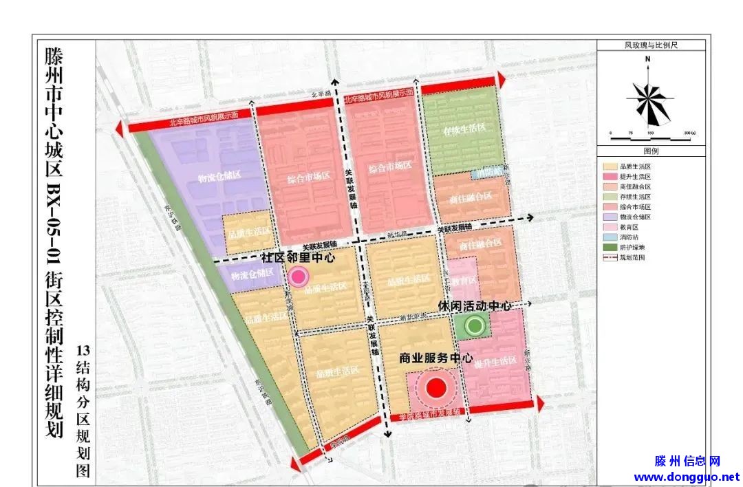 滕州：《滕州市中心城区BX-05-01街区控制性详细规划》公示