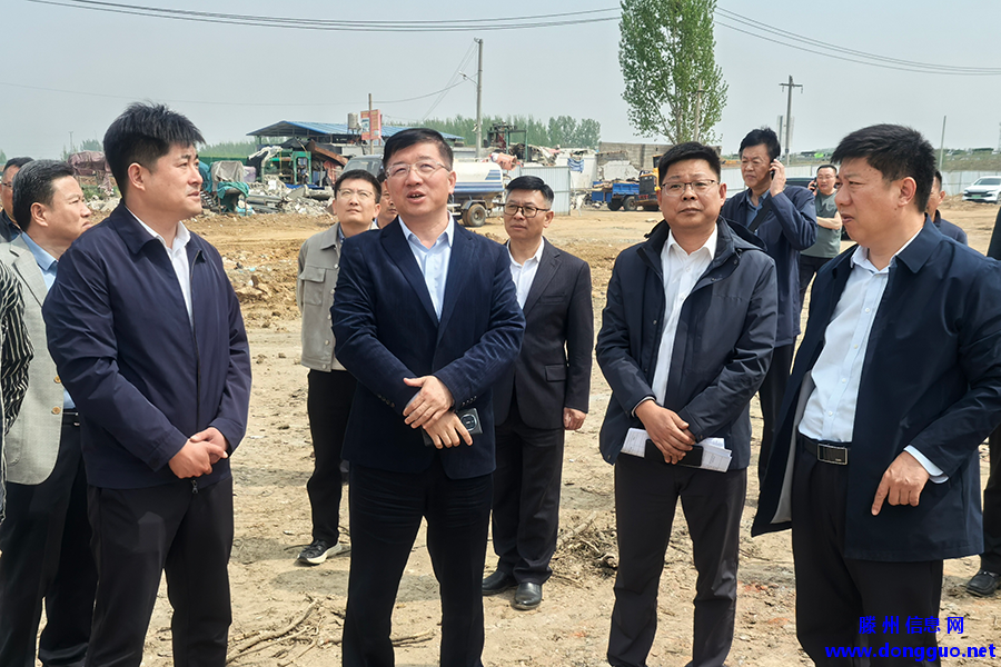 赵炜专题调研滕州重点城建项目建设情况！