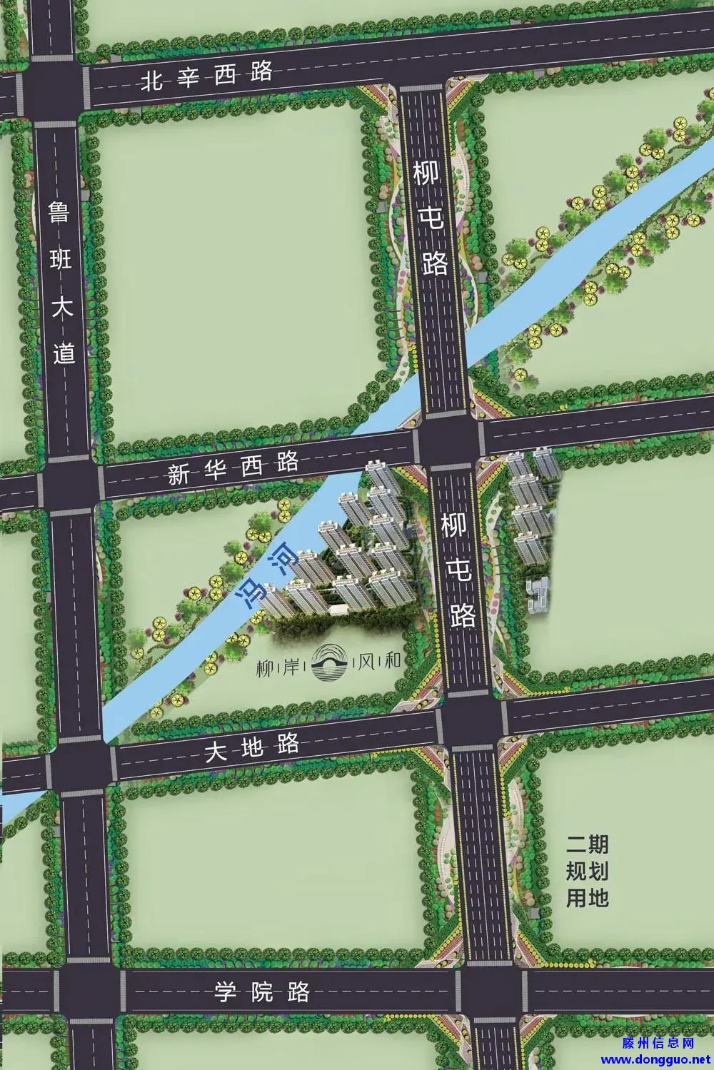 滕州城区这条主干道路正式开通，双向六车道！